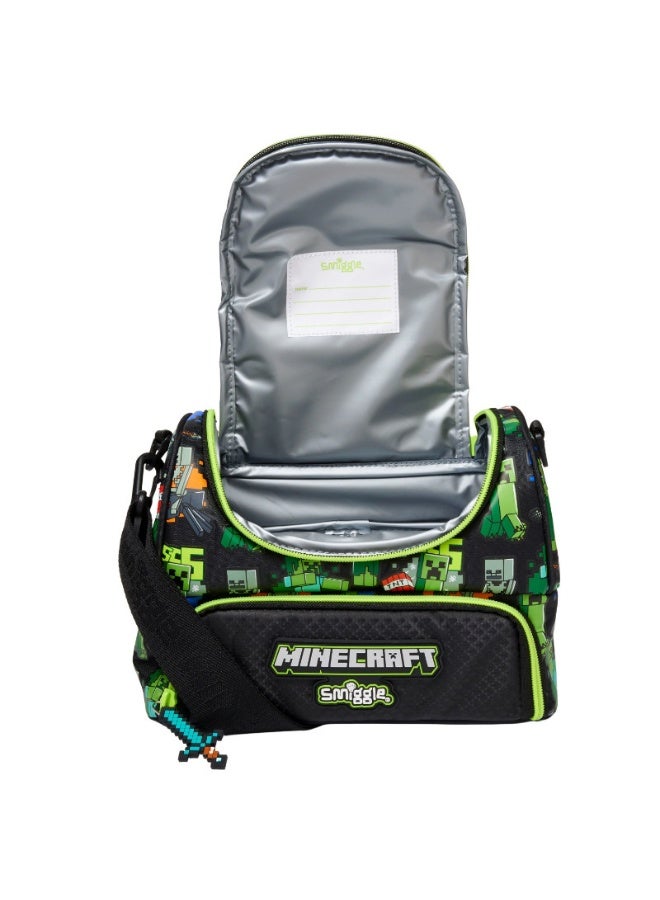 Smiggle Children's Double-Layer Insulated Lunch Bag with Cartoon Print, Student Lunchbox, Portable Large Capacity Food Carrier Bag - Image 3