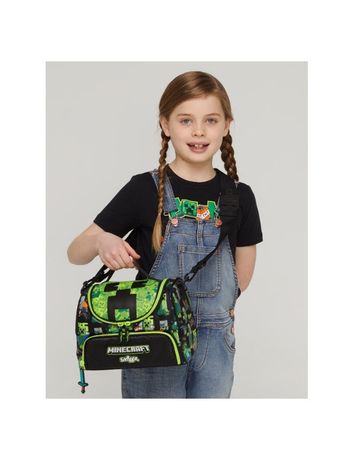 Smiggle Children's Double-Layer Insulated Lunch Bag with Cartoon Print, Student Lunchbox, Portable Large Capacity Food Carrier Bag - Image 2