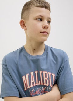 Jack & Jones Junior Kids Logo Crew Neck T-Shirt  - Image 3