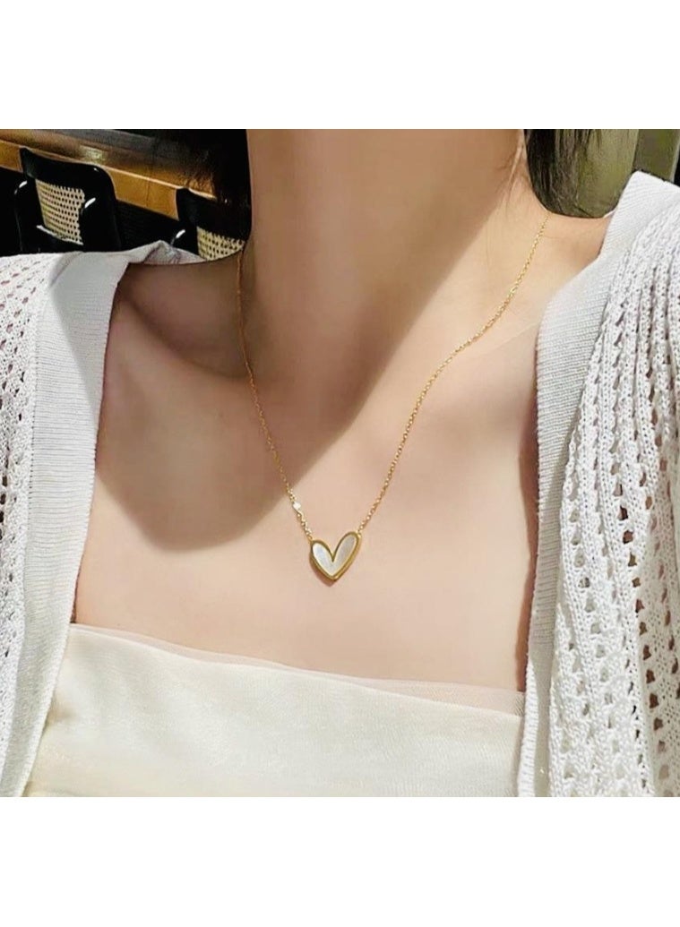 LATEEN 14K Gold Plated  Titanium Steel  Necklace for Women,  Elegant Jewelry for Daily Wear or Gifts - Image 1