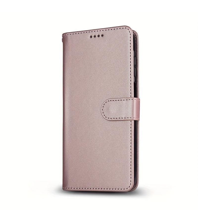 حافظة هاتف محفظة من الجلد الصناعي باللون الأرجواني الفاتح لهاتف Galaxy S20 Plus 5G - Image 4