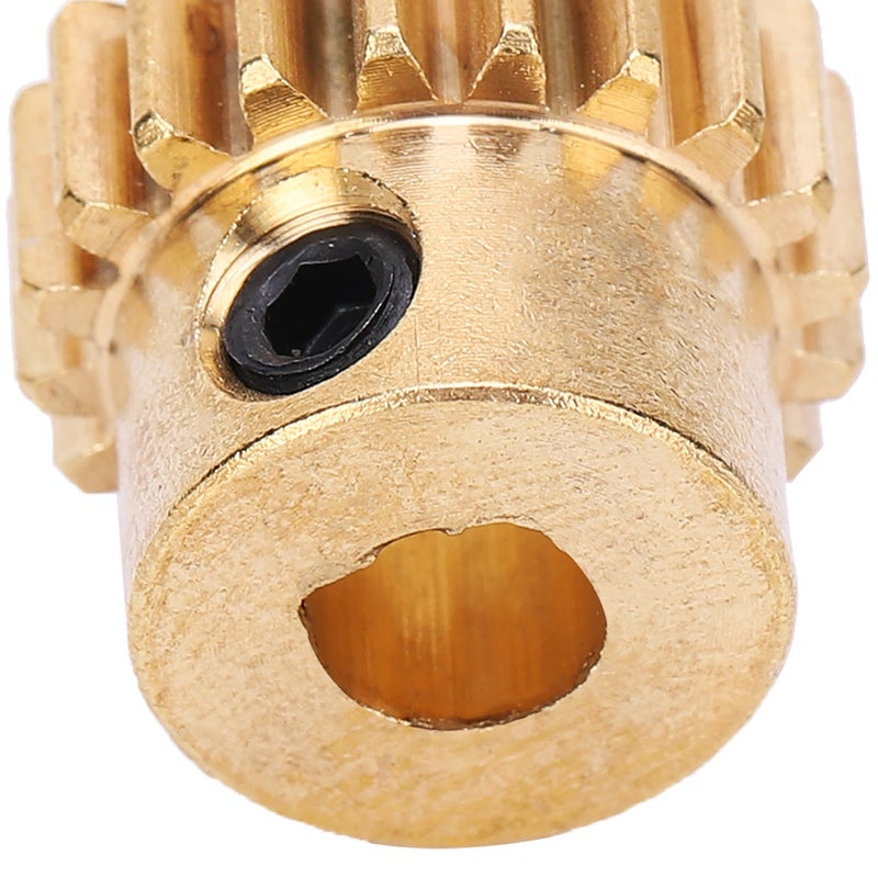 4301-0006-0020 Brass Gear Replacement 20 Teeth 6mm D-Bore 0.8 MOD for Industrial Robot - Image 3