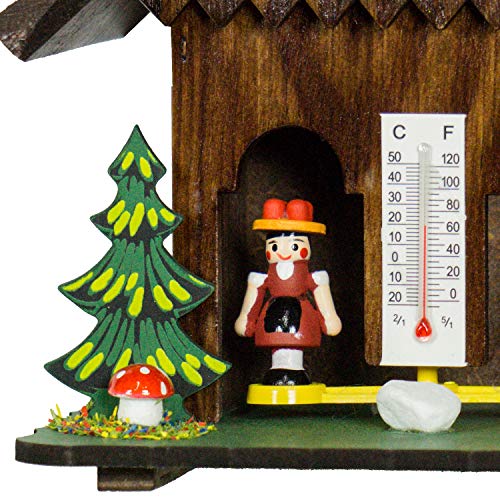 Trenkle German Black Forest Weather House TU 73 Dunkel - Image 3
