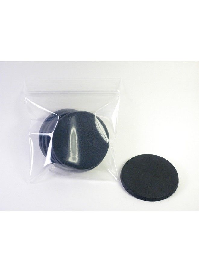 Hedral Value Pack Of 6 60Mm Round Black Miniature Dreadnought Model Bases For Tabletop Or Miniature Wargames - Image 1