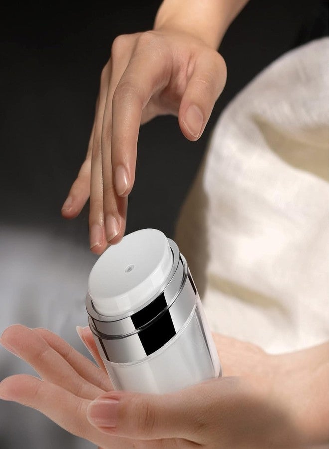 Elvana Travel Cream Dispenser Bottle for Toiletries 1pcs-50ML,Leak-Proof Refillable Airless Cosmetic Container with Pump for Thick Moisturizer Cream,Body Lotion,Skincare, Vacuum Bottle Dispenser - Image 5