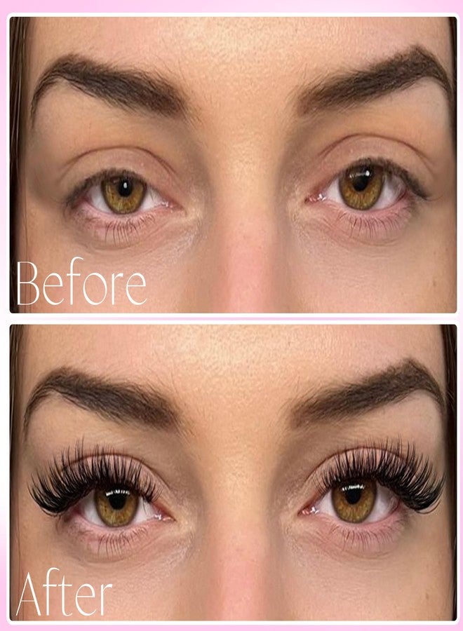Geeneiya Natural Lash Clusters D Curl Eyelash Clusters 12+14MM Wispy Cluster Eyelash Extensions Short Individual Lashes Extension for Beginners, Soft Thin Band - Image 5