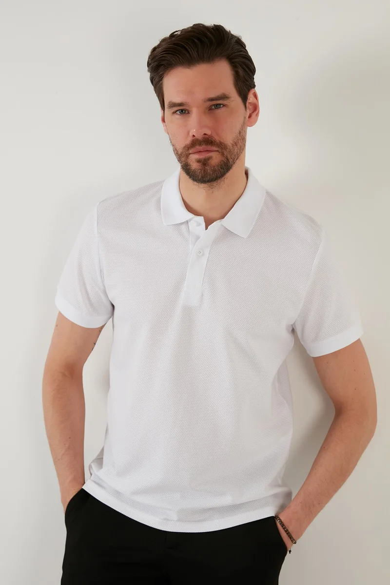 Buratti Regular Fit Cotton Buttoned Polo T Shirt Men's Polo 5902326