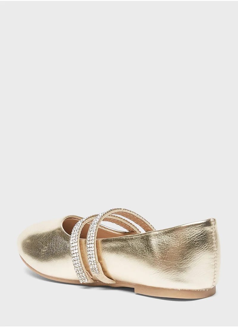 فلورا بيلا Kids Slip On Ballerinas