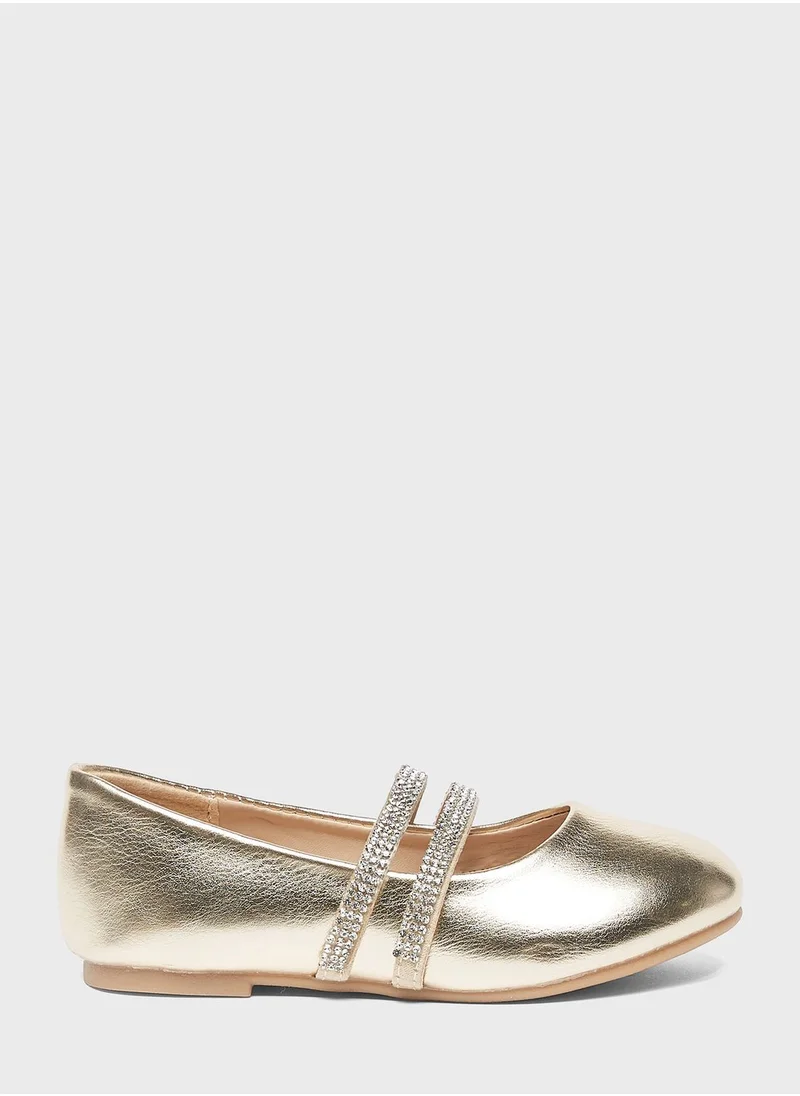 فلورا بيلا Kids Slip On Ballerinas