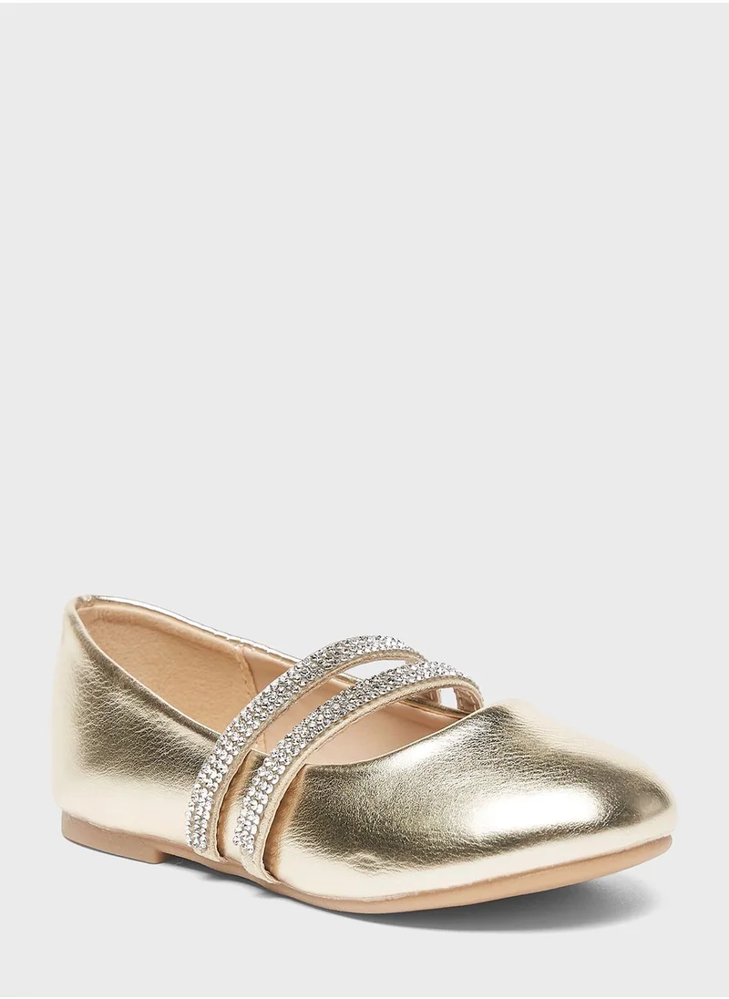 فلورا بيلا Kids Slip On Ballerinas