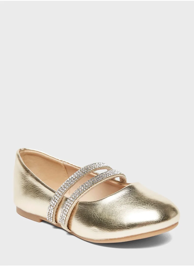 فلورا بيلا Kids Slip On Ballerinas