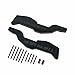 XBERSTAR 2PCS Pipe Frame Rear Reinforced Support Parts for 16 LOSI Super Baja Rey 20 RC Black - Image 2