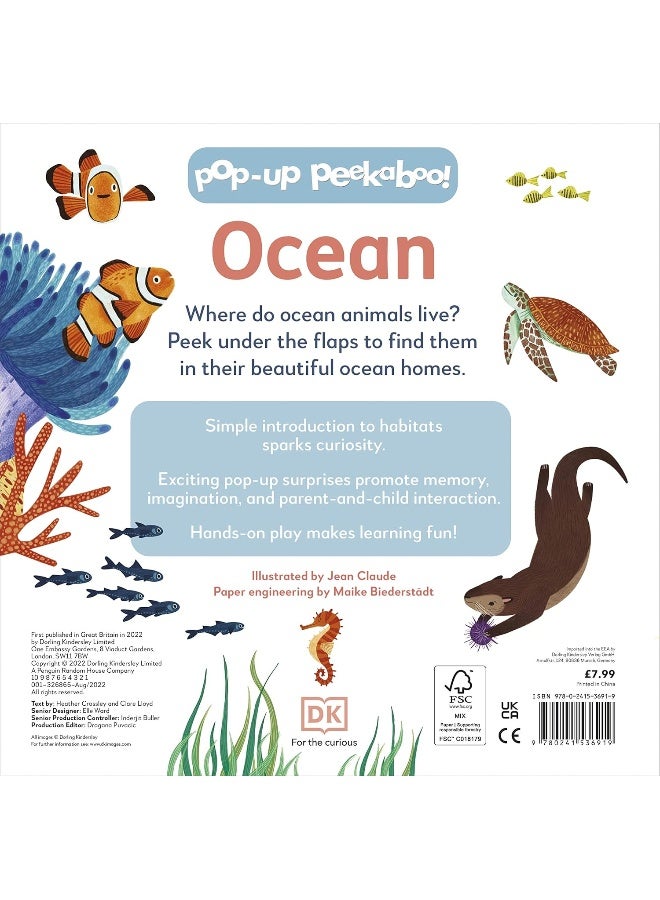 DK Children Pop-Up Peekaboo! Ocean  - Image 4