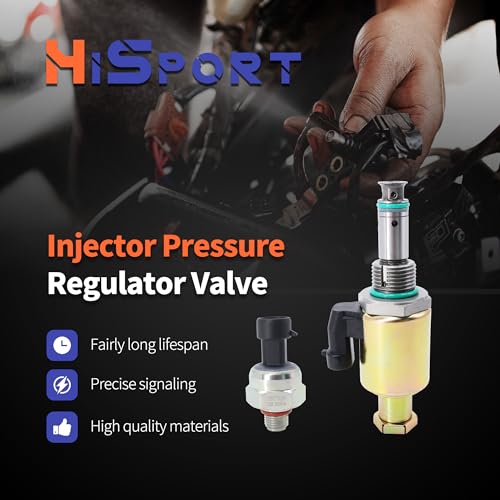 HiSport 73 IPR Valve Injector Pressure Regulator ICP Control Sensor with Pigtail Connector Compatible with Ford Excursion F250 F350 F450 F550 Super Duty F81A9C968AA F5TZ9C968A 1841217C91 - Image 3