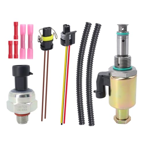 HiSport 73 IPR Valve Injector Pressure Regulator ICP Control Sensor with Pigtail Connector Compatible with Ford Excursion F250 F350 F450 F550 Super Duty F81A9C968AA F5TZ9C968A 1841217C91 - Image 1