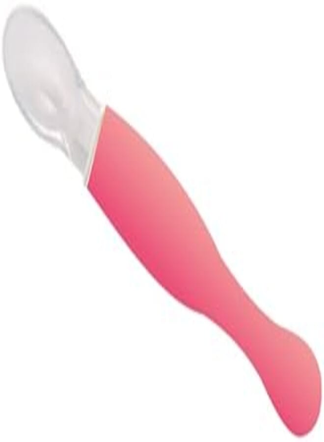 Granzia Bambino Baby Silicon Spoon Rose Color