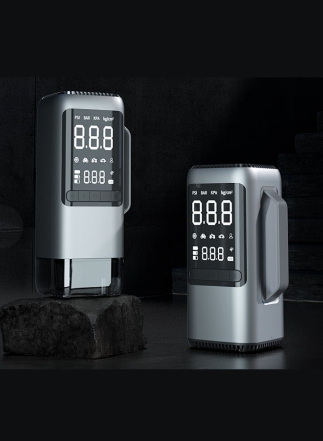 MANAM TRADING Car Jump Starter -  Multi-Function Tool - 12V - Tire Inflator - Vacuum Cleaner - Blower - Power Bank - Air Compressor - Flashlight - SOS Alarm Light - Tire Pressure Checker - Image 1