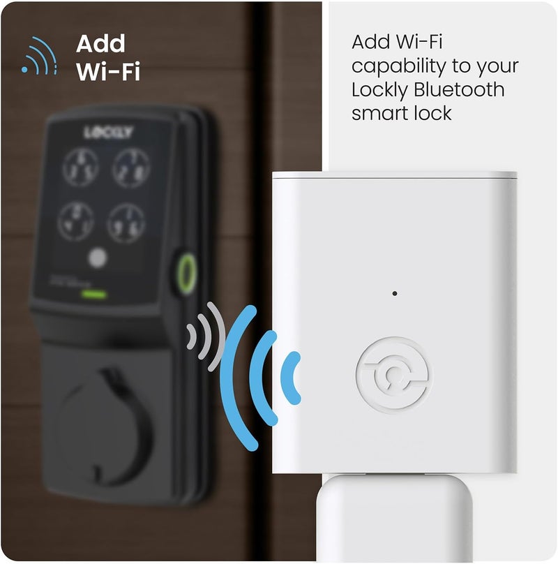 LOCKLY Secure Link Wi-Fi Hub - Control Your Smart Lock from Anywhere with Real-time Notifications and Voice Control - Image 2