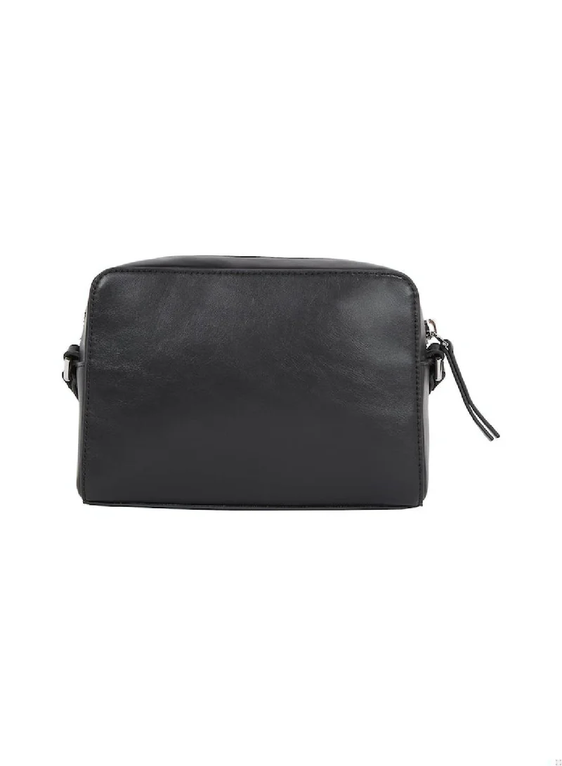 CALVIN KLEIN Women's Mini Quilted Crossover Bag - Polyester, Black