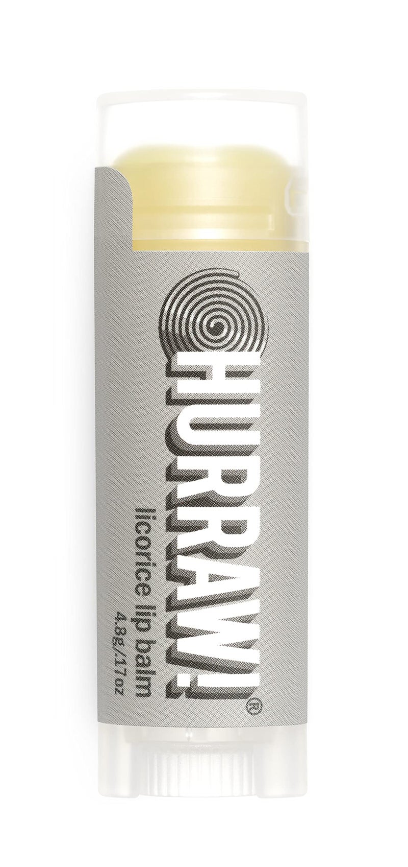 Hurraw Licorice Lip Balm Organic Certified Vegan Cruelty and Gluten Free NonGMO 100 Natural Ingredients Bee Shea Soy and Palm Free Made in USA