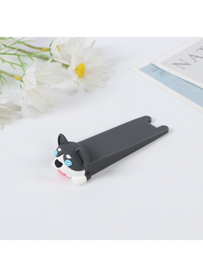NIBEMINENT Baby Safety Creative Wedge Doorstop Cute Cartoon Dog Door Stopper Baby Protect Khaki  - Image 1