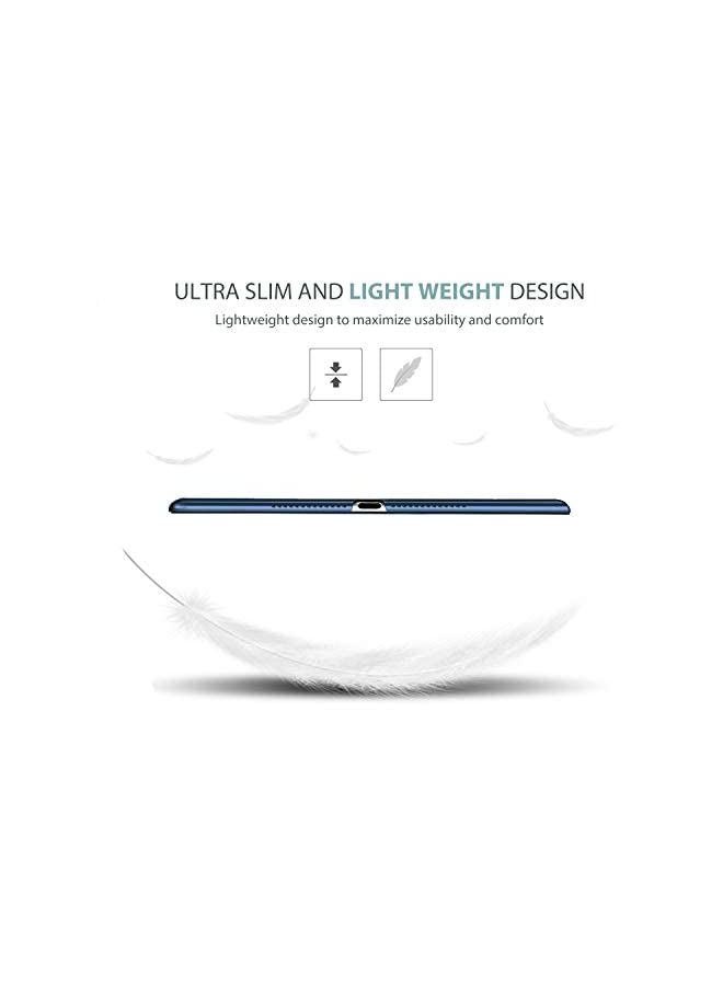 Procases ProCase iPad 9.7 Case (Old Model) 2018 iPad 6th Generation / 2017 iPad 5th Generation Case - Ultra Slim Lightweight Stand Case with Translucent Frosted Back Smart Cover for iPad 9.7 Inch -Navy - Image 5