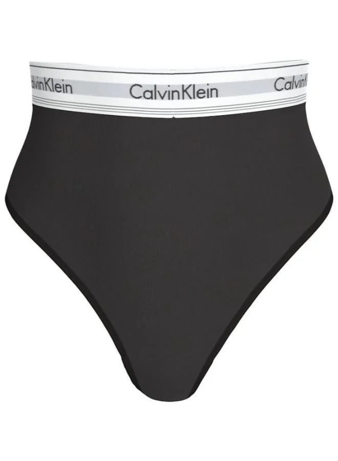 Calvin Klein Black Icon Cotton Modal Shapewear Thong for Women | Best Price UAE