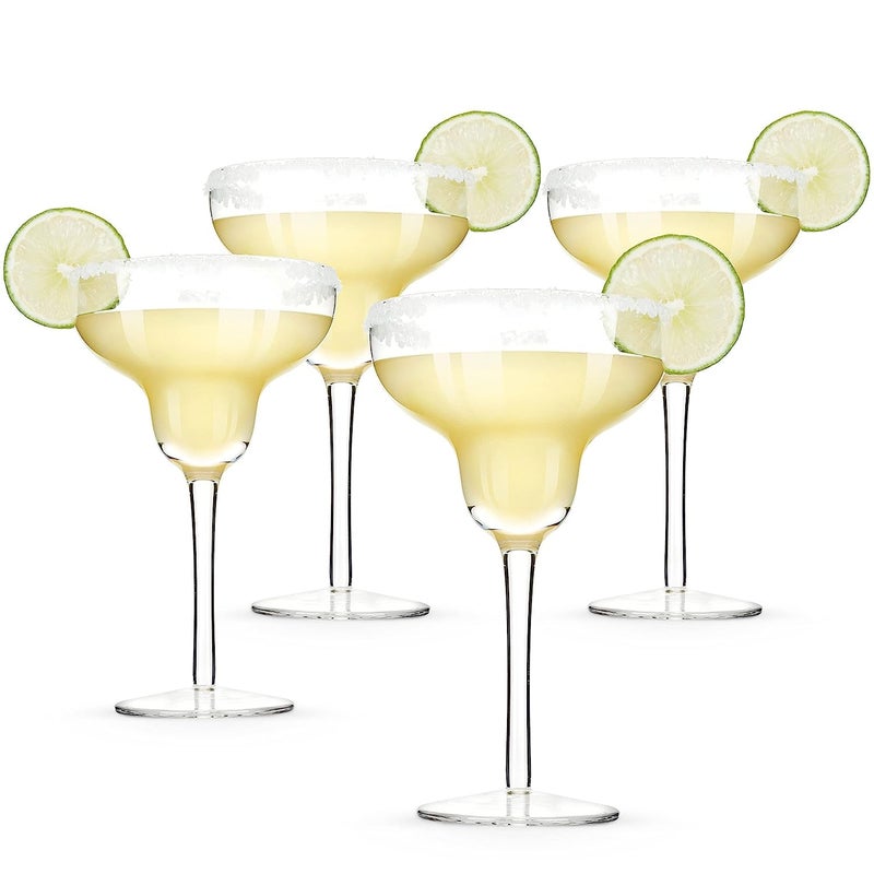 VISMII VISMII Margarita Glass Cocktail Crystal Clear Glasses Cocktail GlassSteam Less Wine Glass Mocktail Martini Wine Whiskey for Home Restaurant and Party Set of 6  - Image 1