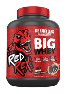 RED REX ريد ريكس - مصل الحليب الكبير - كوكيز وكريمة - 2040 جم 