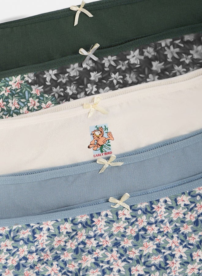 Carina Pack of 5 Colored Brief Panties - Image 2