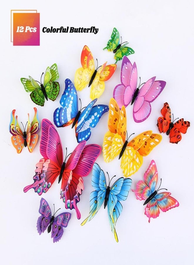 KUNHEHO Boho Wall Decor Set of 6 Daisy Flower With Butterflies Wall Decor Nursery Wall Decors Bohemian Macrame Wall Hanging Decor for Nursery Home Bedroom (3 colors) - Image 3