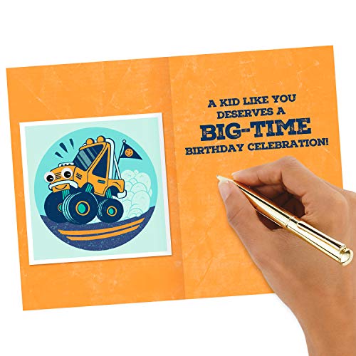 Hallmark Birthday Card for Kids (Monster Truck Sticker) - Image 5