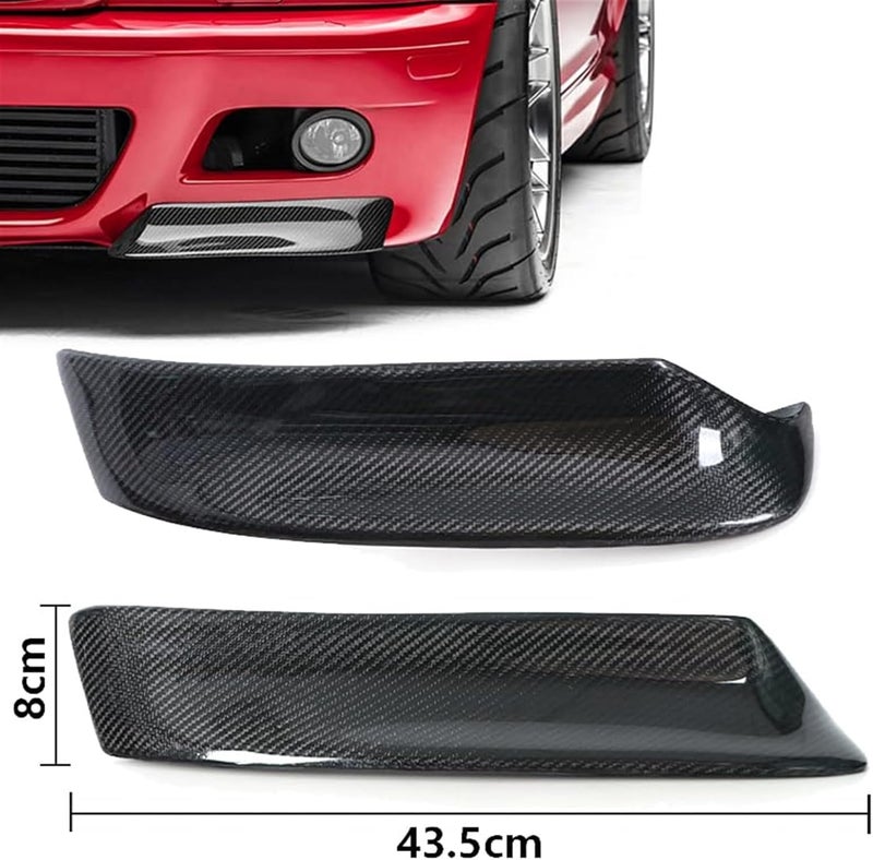 QASULER Carbon Fiber Front Lip Diffuser Spoiler - Image 3