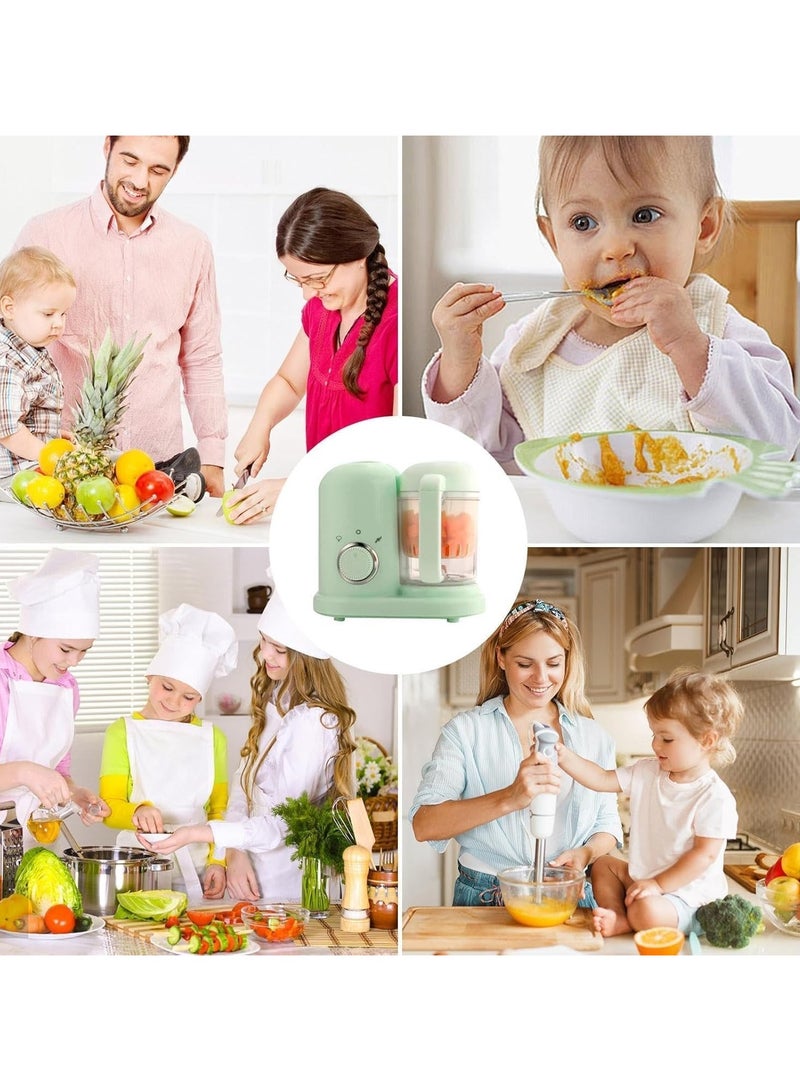 بلومنغ تايم جهاز تحضير طعام الأطفال ومعالج طعام الأطفال الصغار، خلاط بخاري محمول ومطحنة للطهي التلقائي وإعداد وجبات صحية مثالية لصنع هريس الخضار وأطعمة الأطفال المغذية محلية الصنع - Image 4
