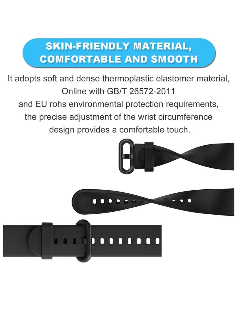 6 Pieces Straps Compatible With Xiaomi Redmi Watch Lite 2, Colorful Silicone Strap Replacement For Xiaomi Mi Watch Lite 2 And Redmi Watch Lite 2 - Image 3