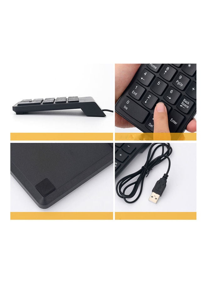Wired USB Numeric Keypad Black - Image 5