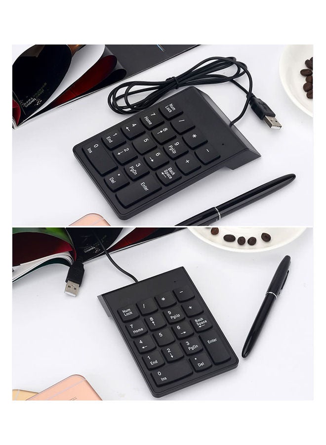Wired USB Numeric Keypad Black - Image 2