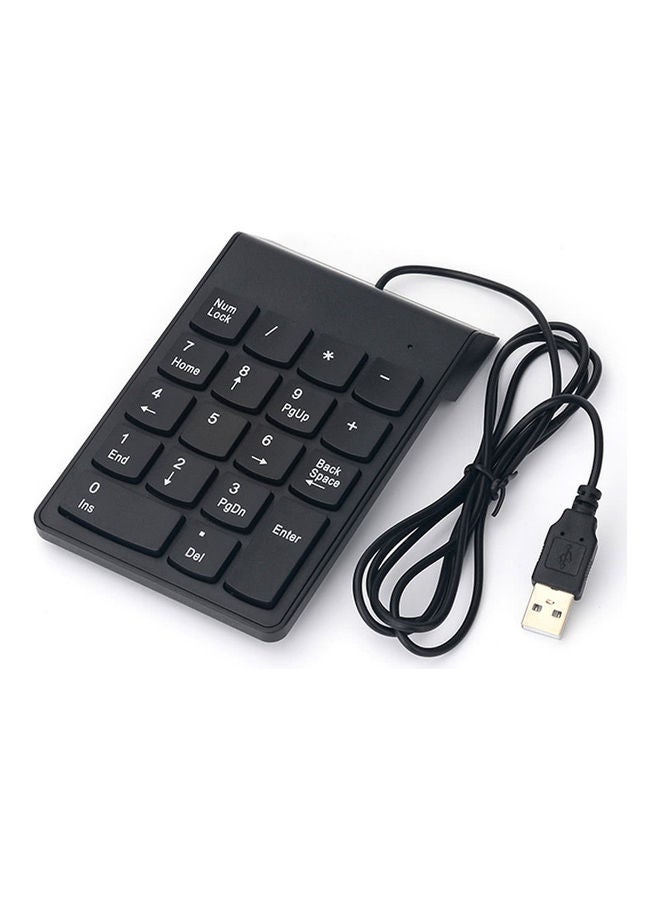 Wired USB Numeric Keypad Black - Image 1