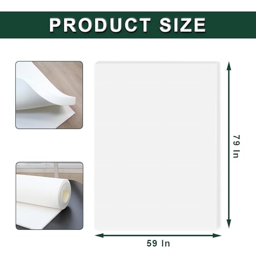 M Mute Touch 2PCS 59x79x02 Inches High Density Craft Foam Sheets Suitable for Shipping Packing Mailing DIY Cosplay Cushion Foam 35D High Density Foam Sheets - Image 3
