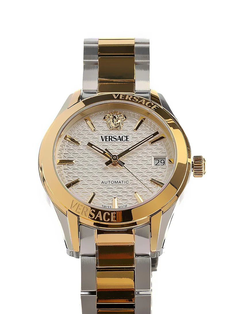 VERSACE Greca Classic Automatic Silver Dial Watch