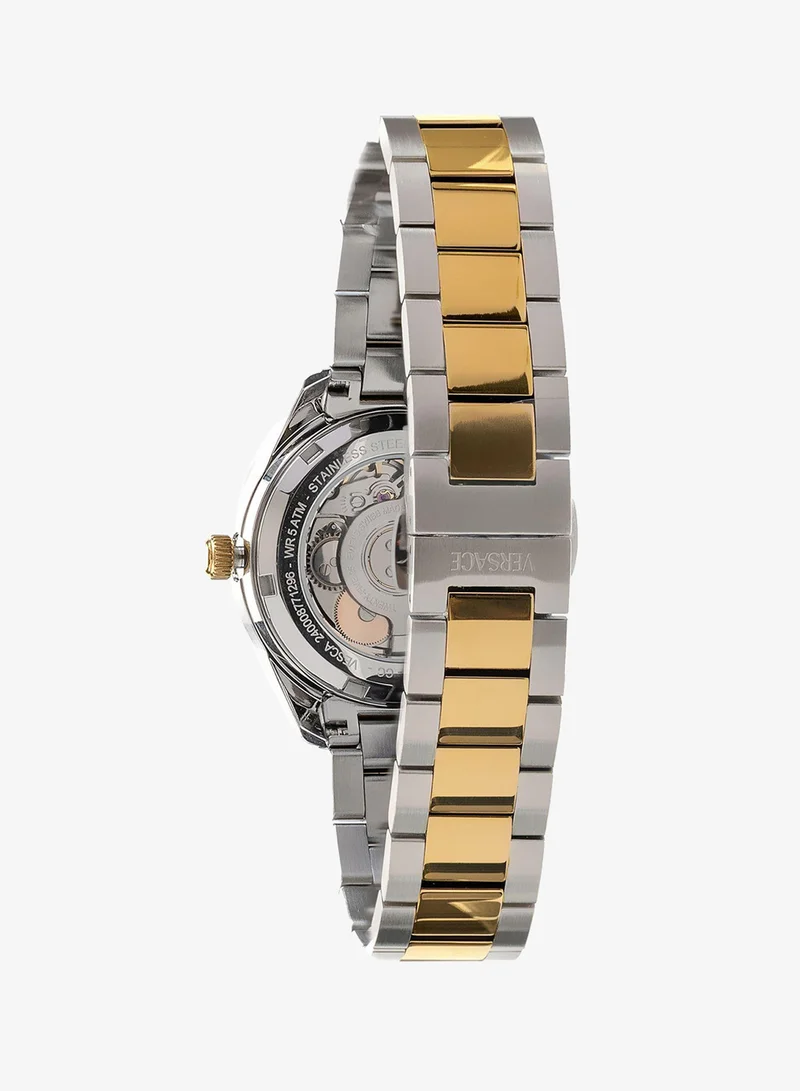 Versace  Greca Classic Automatic Silver Dial Watch for Women | Best Price UAE