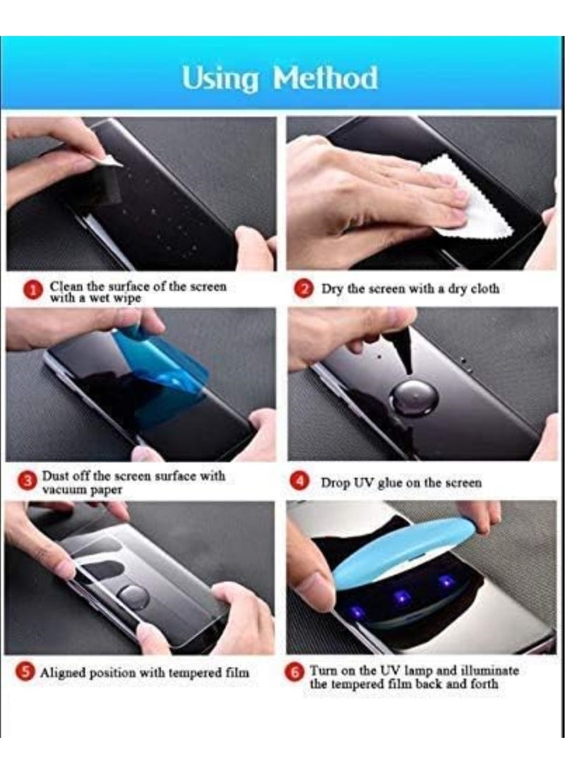 BESTSUIT Galaxy Note 10 Tempered Glass Nano Optics Curved Liquid Full Glue Screen Protector 6.3 Inches / Scratch Resistant / Glossy Finish - Clear  - Image 3