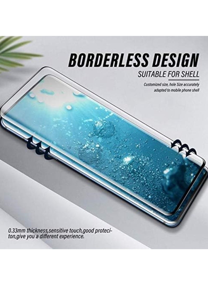 BESTSUIT - Galaxy Note 10 Tempered Glass Nano Optics Curved Liquid Full Glue Screen Protector 6.3 Inches / Scratch Resistant / Glossy Finish - Clear - Image 1