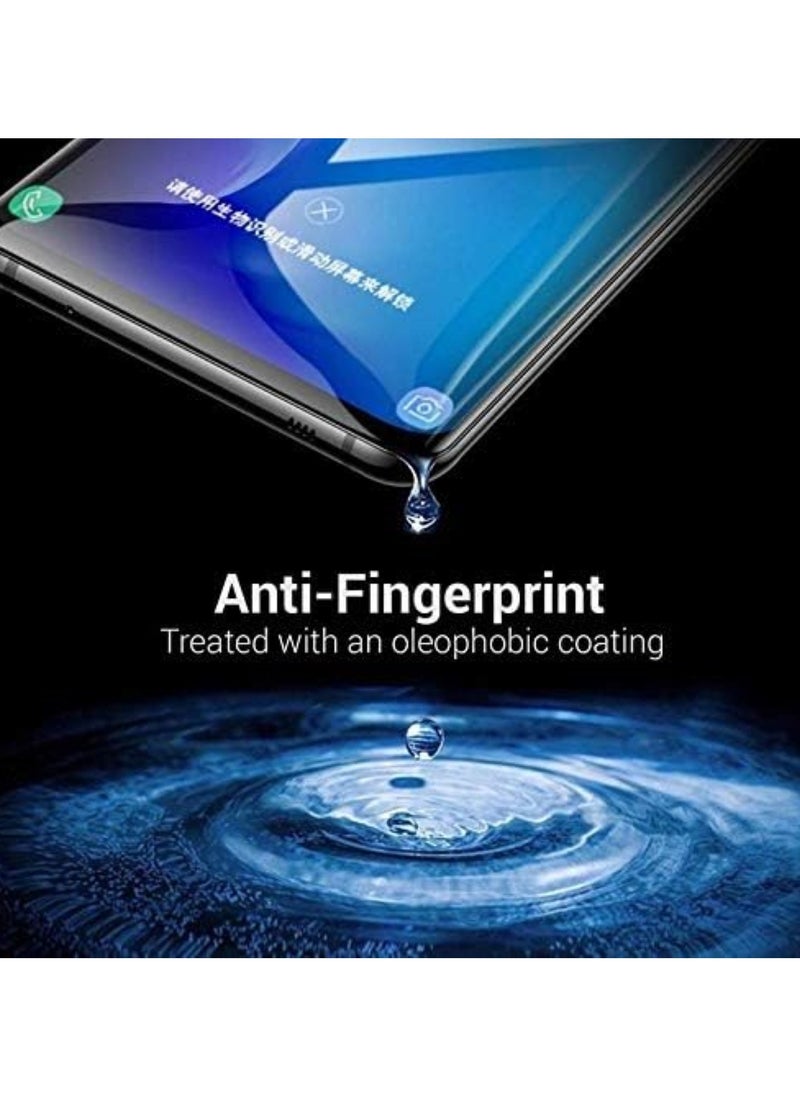 BESTSUIT - Galaxy Note 10 Tempered Glass Nano Optics Curved Liquid Full Glue Screen Protector 6.3 Inches / Scratch Resistant / Glossy Finish - Clear - Image 1