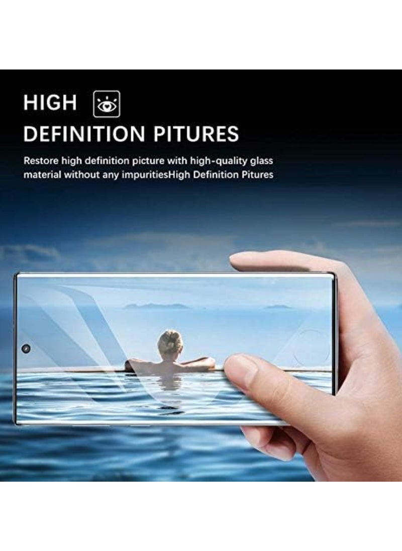 BESTSUIT - Galaxy Note 10 Tempered Glass Nano Optics Curved Liquid Full Glue Screen Protector 6.3 Inches / Scratch Resistant / Glossy Finish - Clear - Image 1