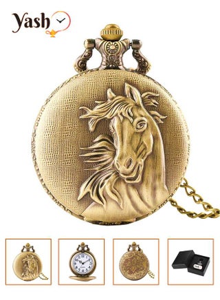Yash Horse Inspired Quartz Pocket Watch - pzsku/Z7D1F7871F0154768837BZ/45/1746220471/69a46657-cc6f-4892-9cee-b0be99d87375