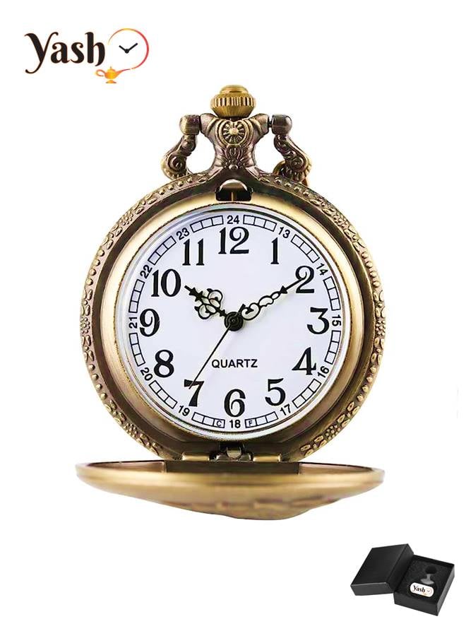 YASH Yash Horse Inspired Quartz Pocket Watch  - Image 5
