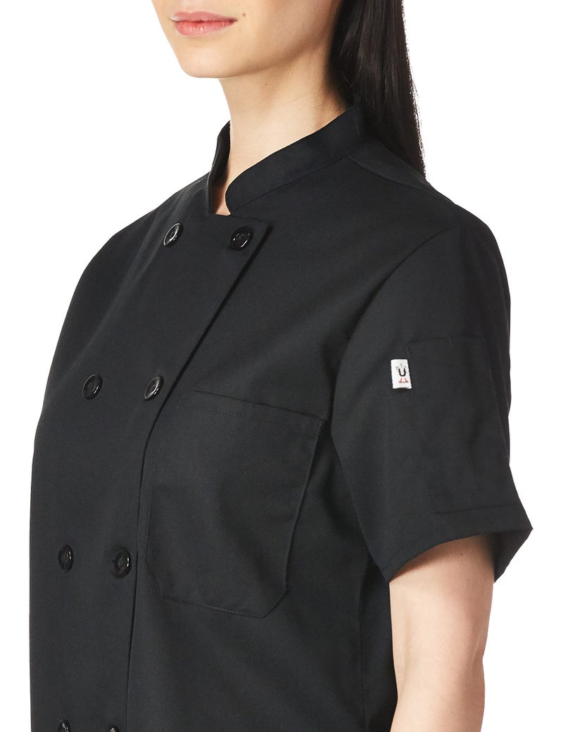 Uncommon Threads womens Tahoe Women's Fit Chef Coat Shirt, Black, X-Small US - Image 5