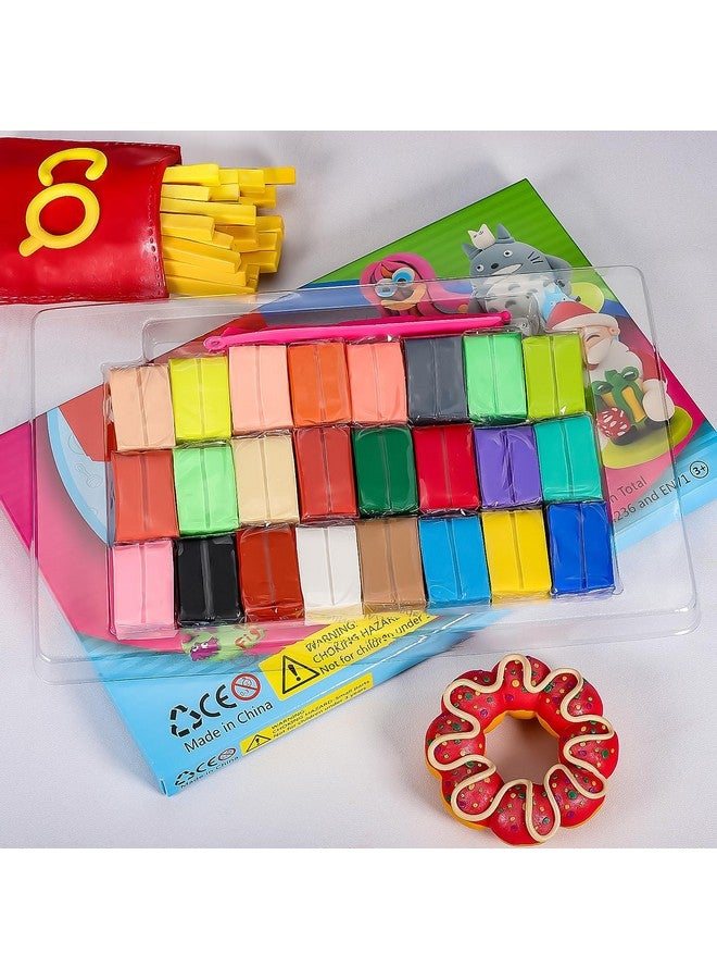CiaraQ 24 Colors Small Block Polymer Clay Starter Kit, Oven Bake Clay, Diy Molding Clay, Great For Kids, Beginners - Image 3