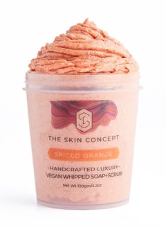 THE SKIN CONCEPT The Skin Concept Whipped Soap and Scrub - Spiced Orange - Handmade, Vegan  - Image 1